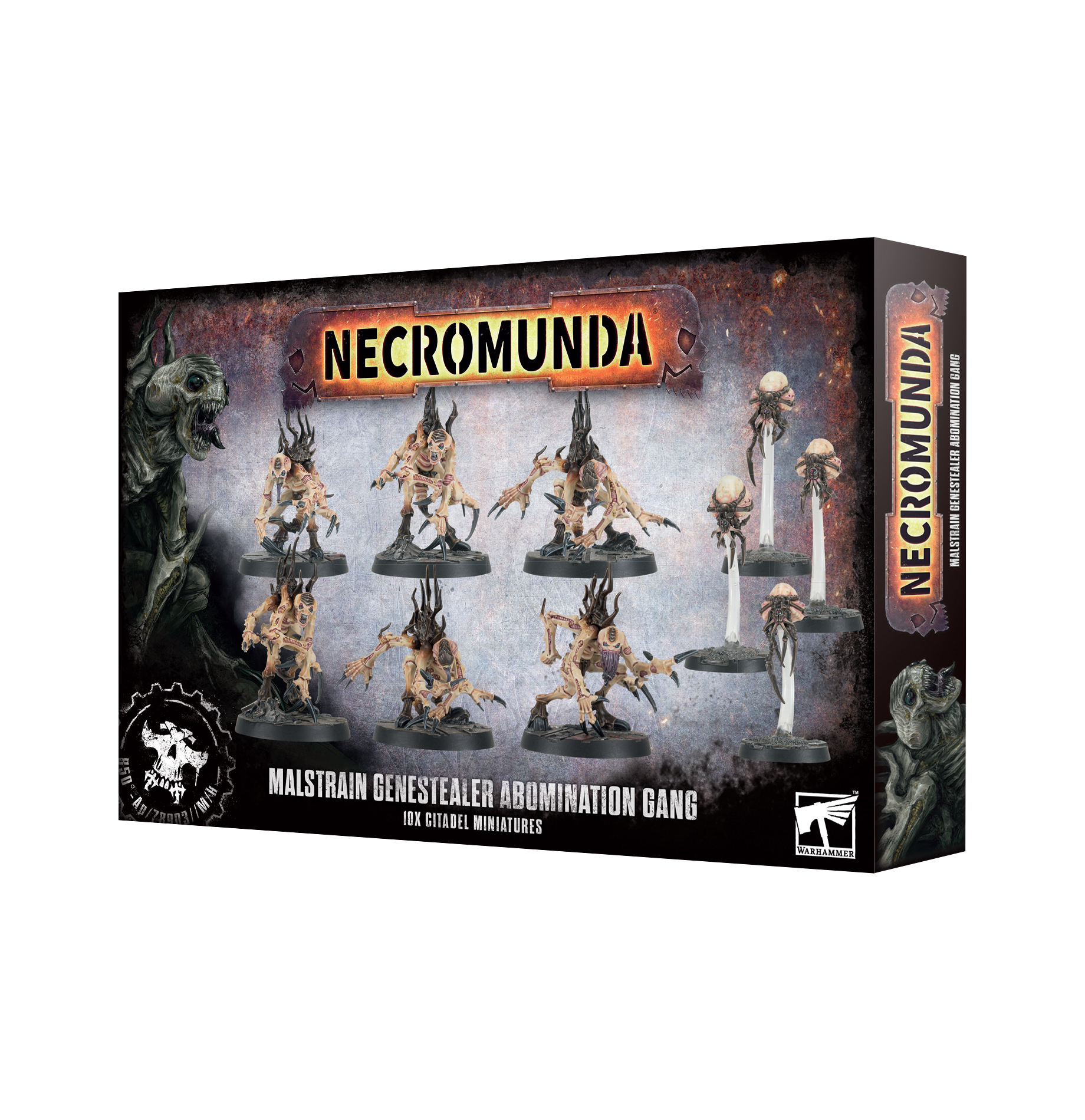 Necromunda: Malstrain Genestealer Abomination Gang Necromunda, Minifiguren, Abomination Gang, Genestealer, Malsraub?