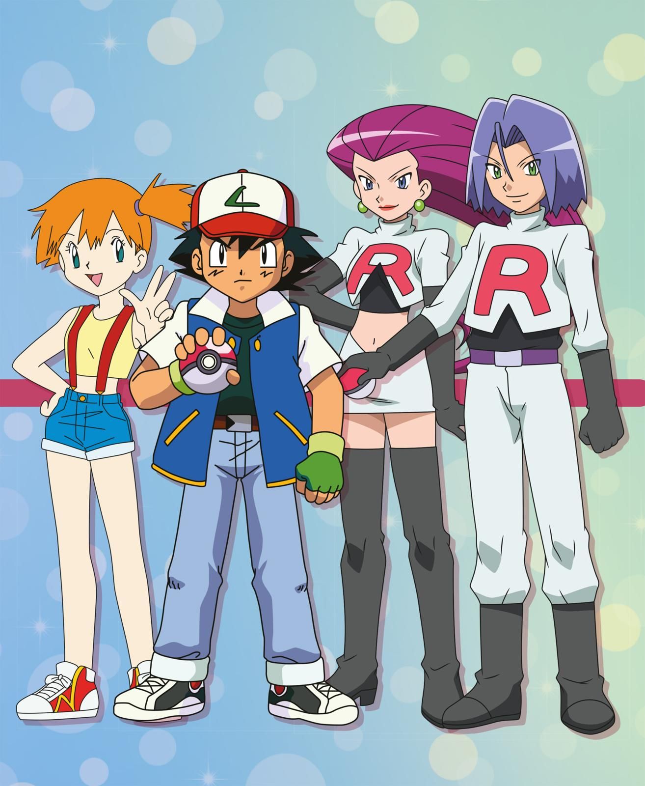 Pokemon, Ash, Bunte Figuren, Charaktere, R-Reihe