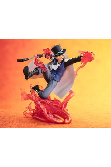 One Piece PVC Statue: Sabo FiguArts Zero Fire Fist Rook Check 19cm