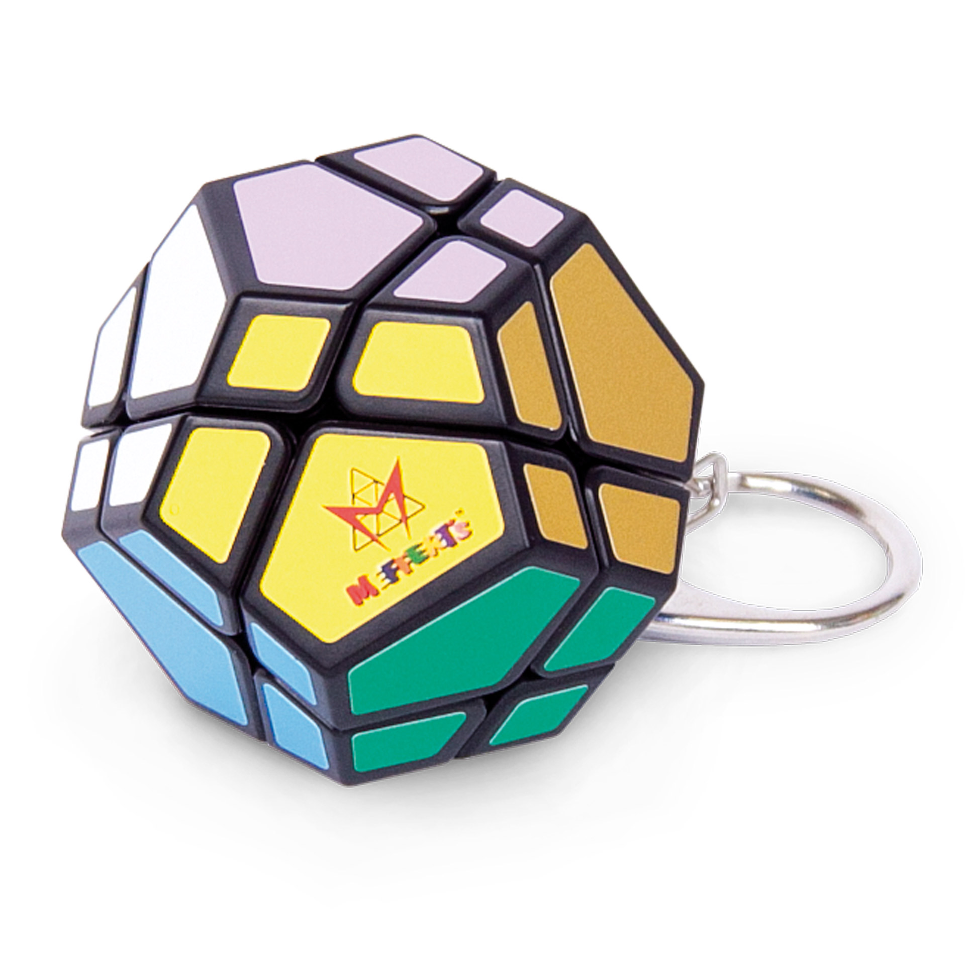 Meffert´s: Mini Skewb Puzzle, Schlüsselanhänger, Rubik's Würfel, bunt, mehrfarbig