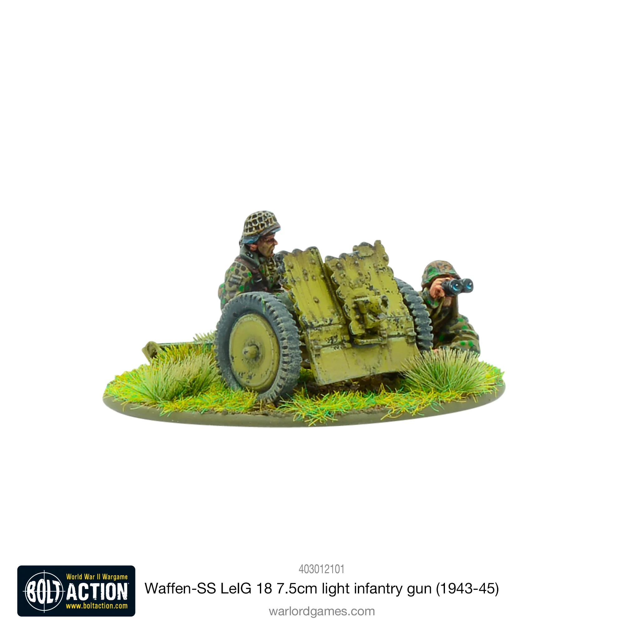 Bolt Action: German - Waffen-SS LeIG 18 7.5cm light infantry (1943-1945) Bolt Action: German - Waffen-SS LeIG 18 7.5cm light infantry (1943-1945)