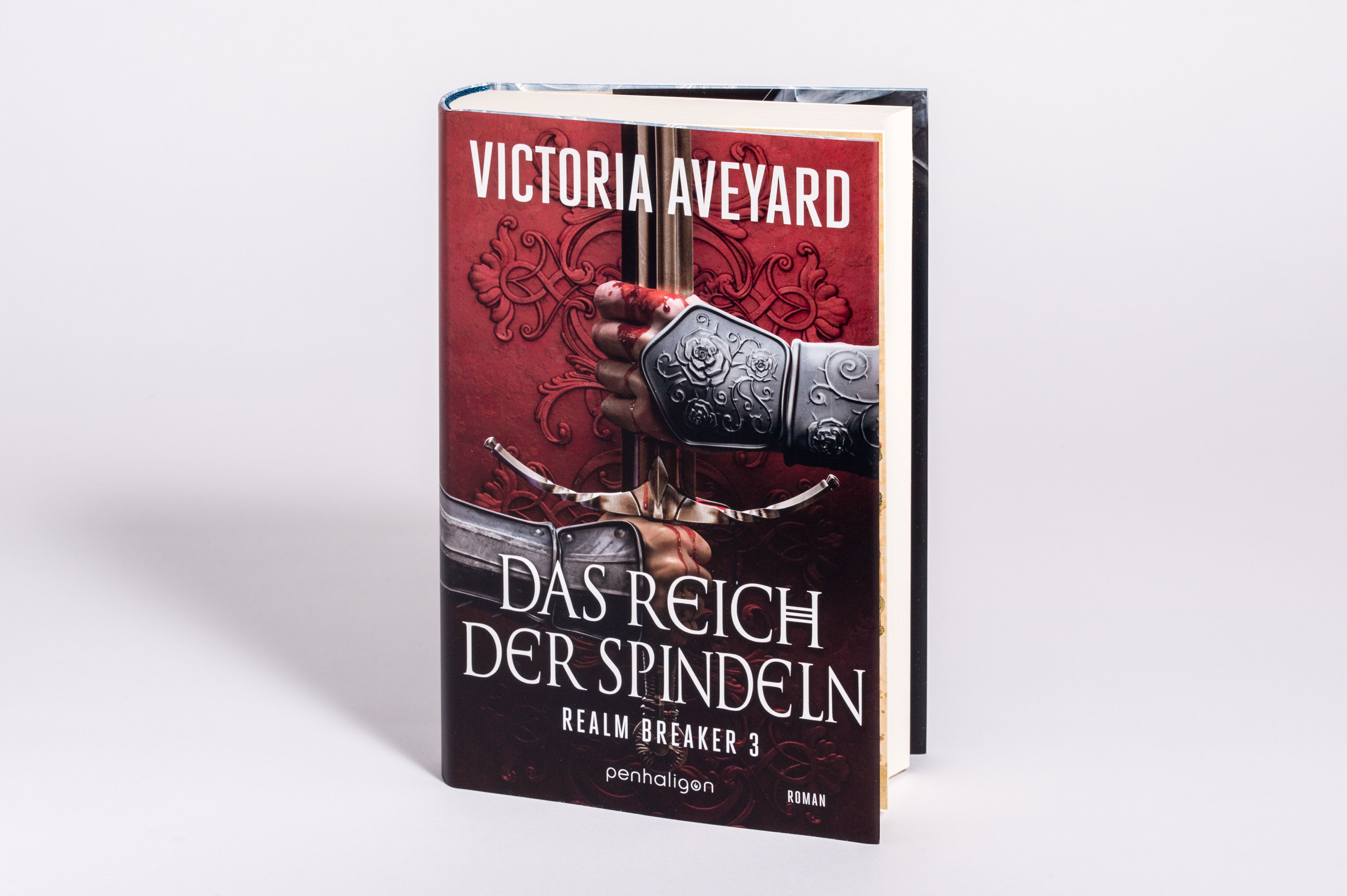 buch, roman, hardcover, cover: rot, klinge/diamantenschwert