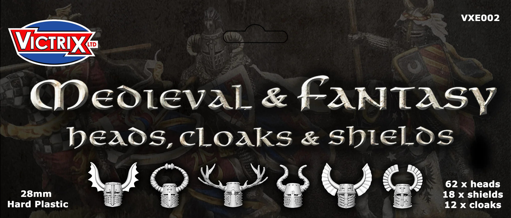 Victrix: Medieval & Fantasy Heads, Cloaks & Shields