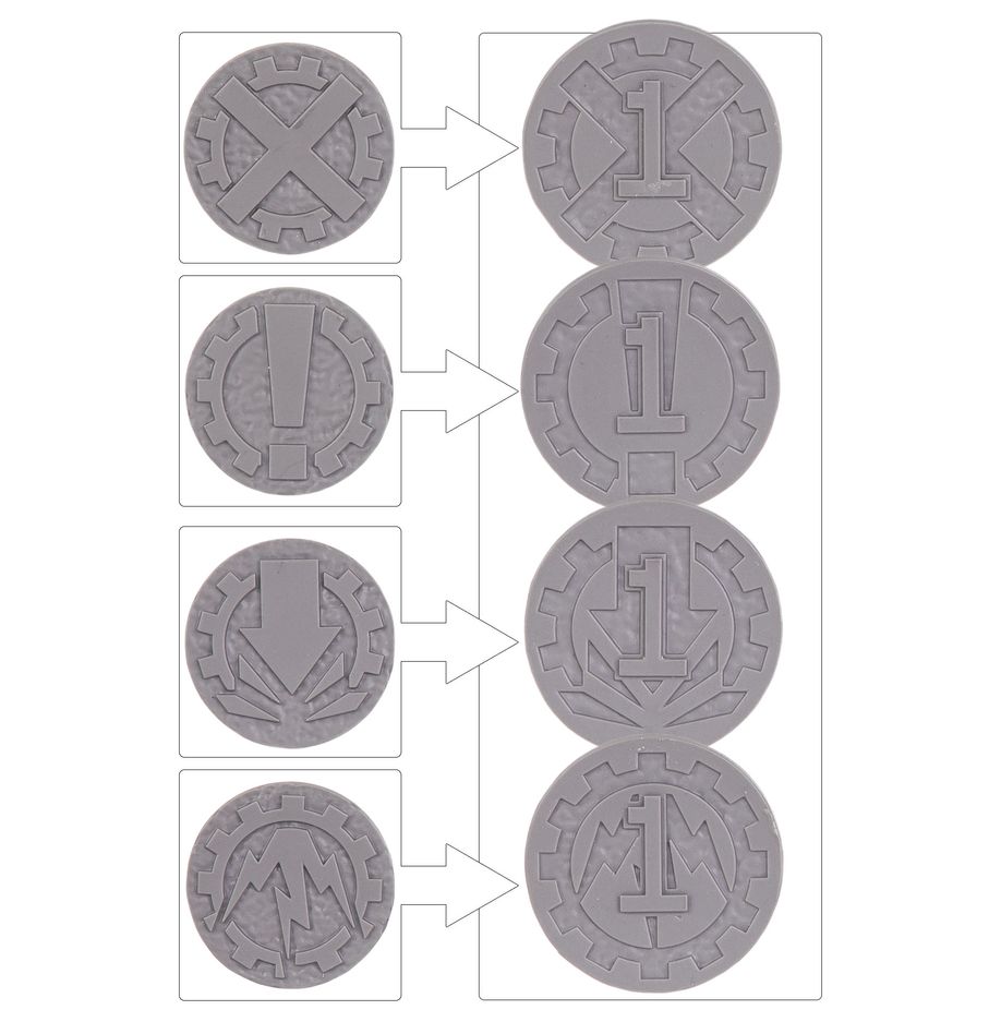 Horus Heresy: Age of Darkness - Markers and Tokens Horus Heresy: Age of Darkness - Markers and Tokens