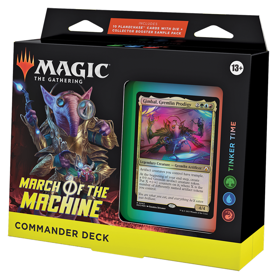 Magic CCG: March of the Machine Commander Deck Tinker Time