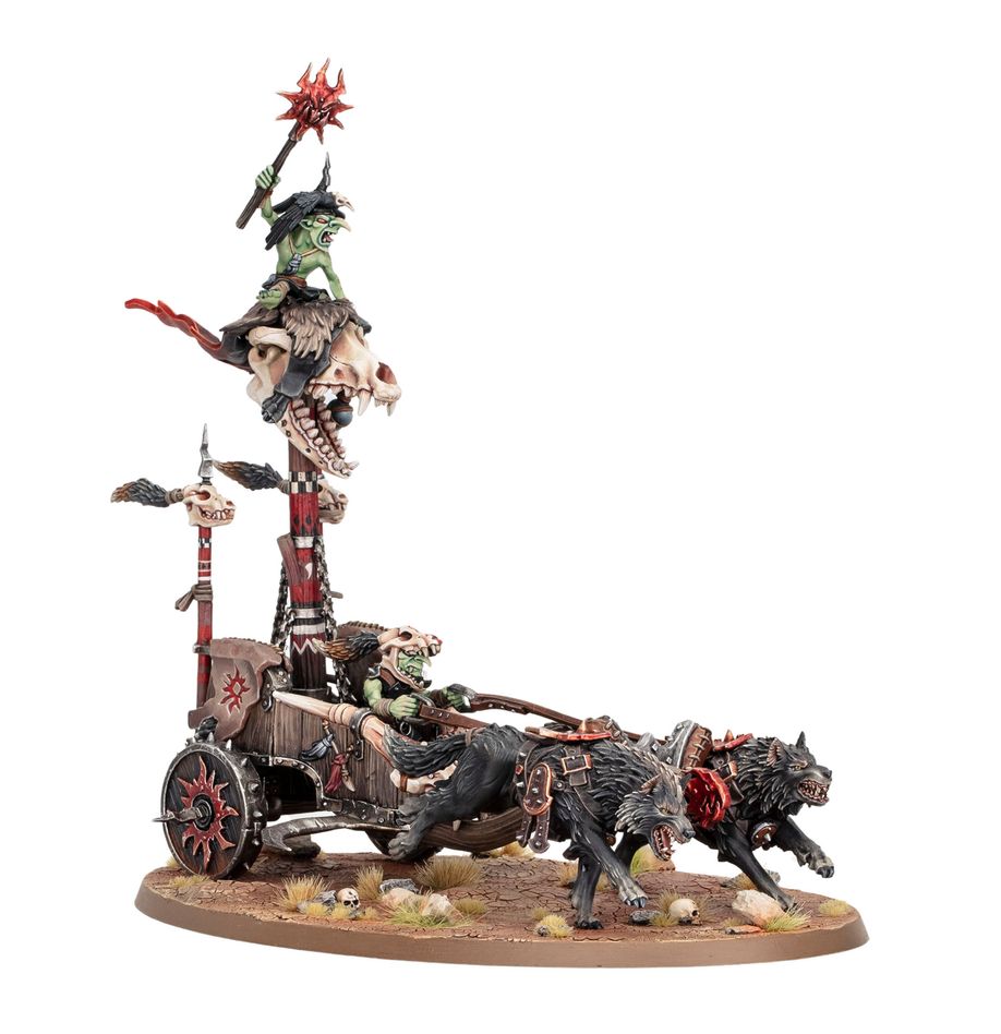 Warhammer: Gloomspite Gitz - Snarlboss on War-Wheela