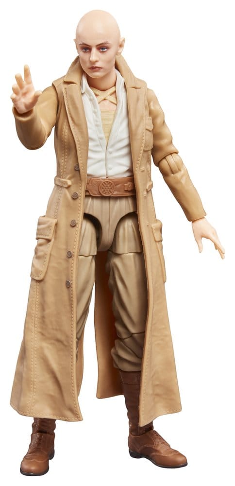 action figure, hellbrauner Mantel, langer Mantel, Gürtel, Stiefel