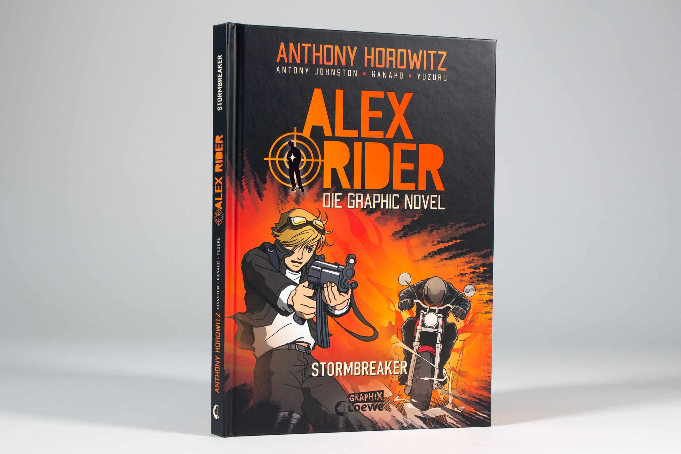 Alex Rider Bd.1: Stormbreaker Graphic novel, Alex Rider, Stormbreaker, Comic book, Orange cover
