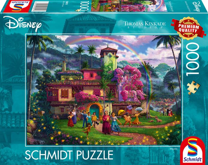 Puzzlesatz, Disney, Schmidt Puzzle, Puzzle 1000 Teile, Zauberwald-Motiv