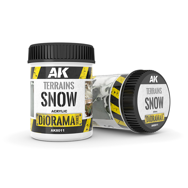AK: TERRAINS SNOW - 250ml (Acrylic) AK: TERRAINS SNOW - 250ml (Acrylic)