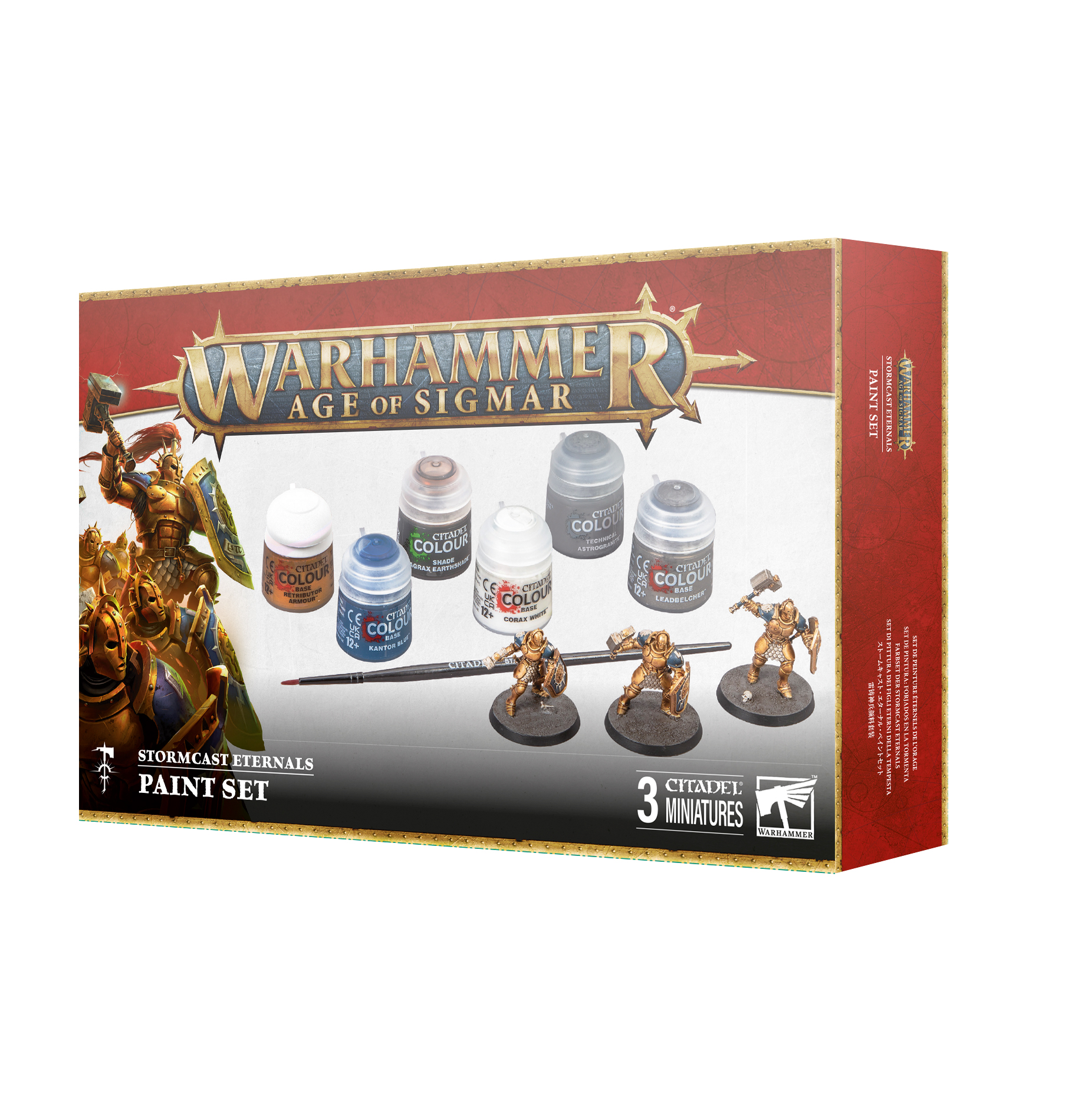 Miniature paints, Paint set, Warhammer, Citadel paints, 3 miniatures