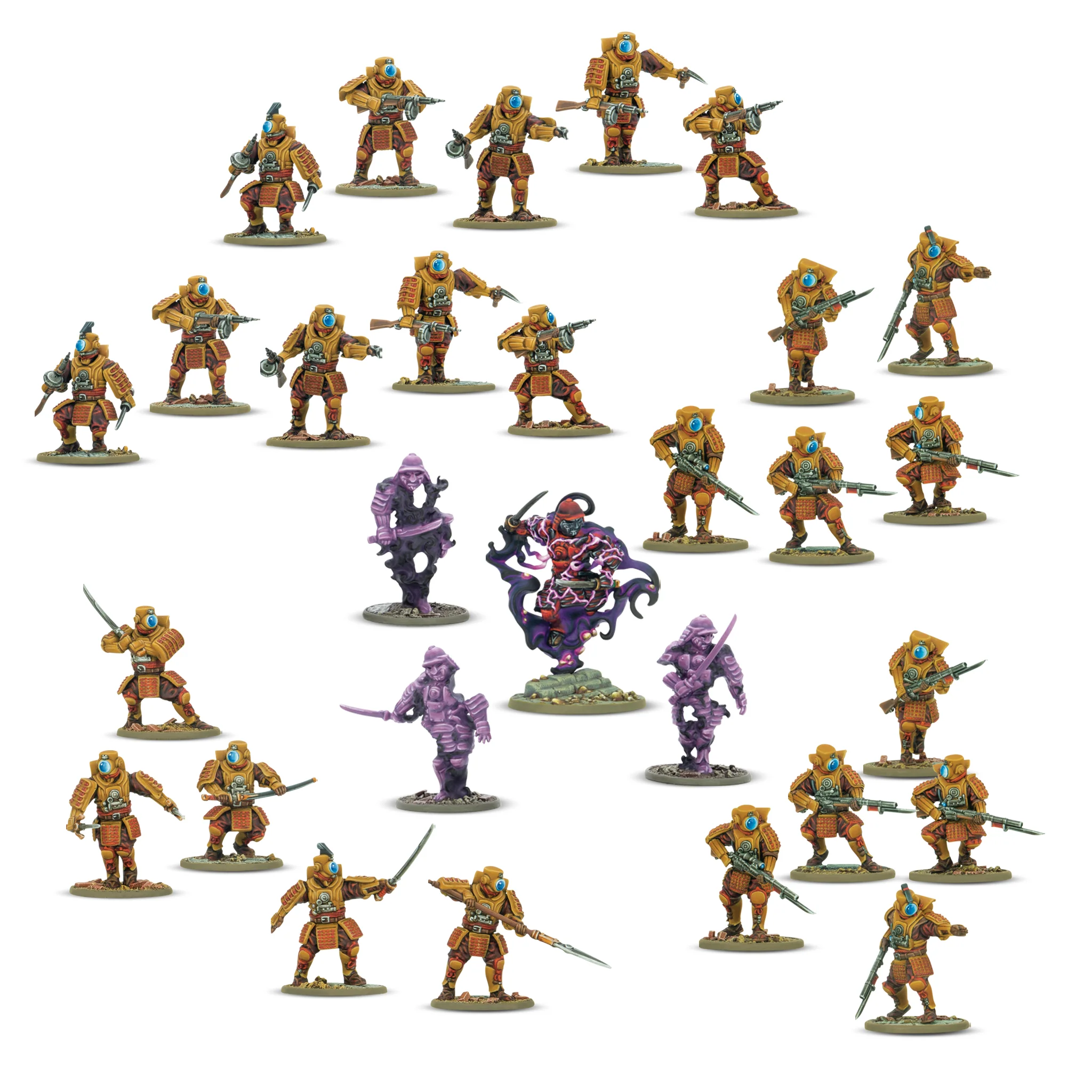 Konflikt '47: Ghost Infiltration Platoon tischflächenmodell, miniaturen, soldat, trupp, außerirdisch