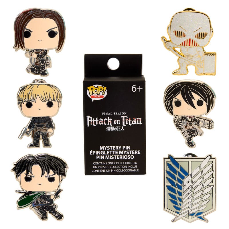 Attack on Titan: Pin Blind Box Figuren