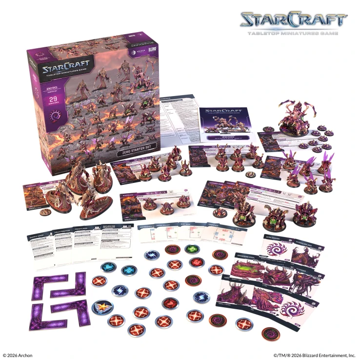Brettspiel, Miniaturen, Starter-Set, Lila, Zubehör für Brettspiele