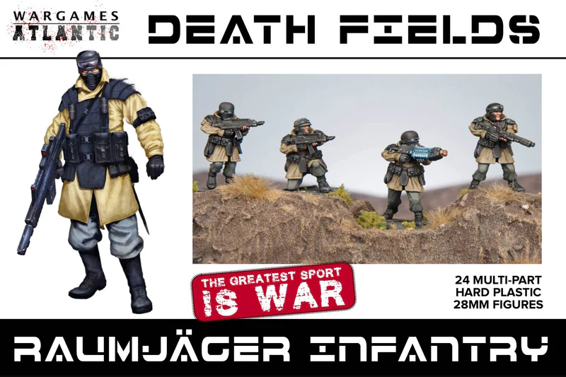 Wargames Atlantic: Death Fields - Raumjäger Infantry Wargames Atlantic: Death Fields - Raumjäger Infantry