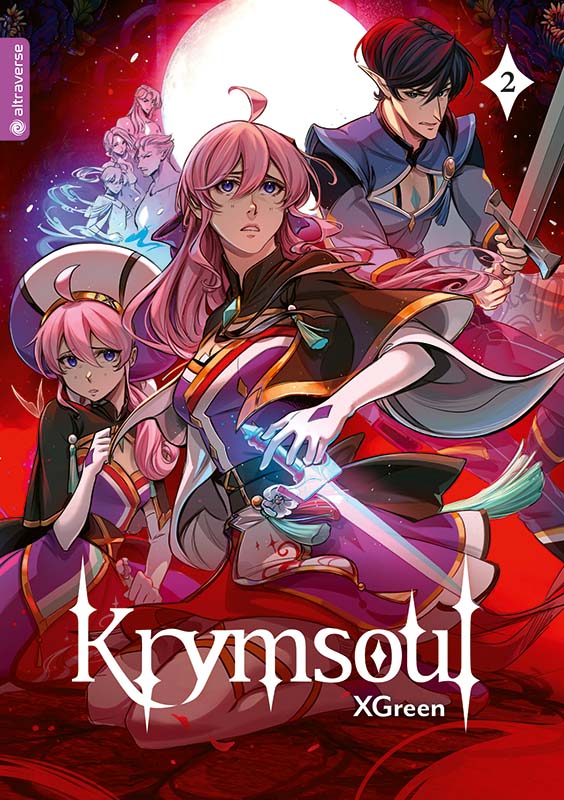 anime, cover, fantasy, schwert, frau