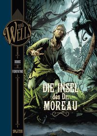 H.G. Wells Bd.4: Die Insel des Dr. Moreau Comic, Dschungel, Abenteuer, Wald, Held