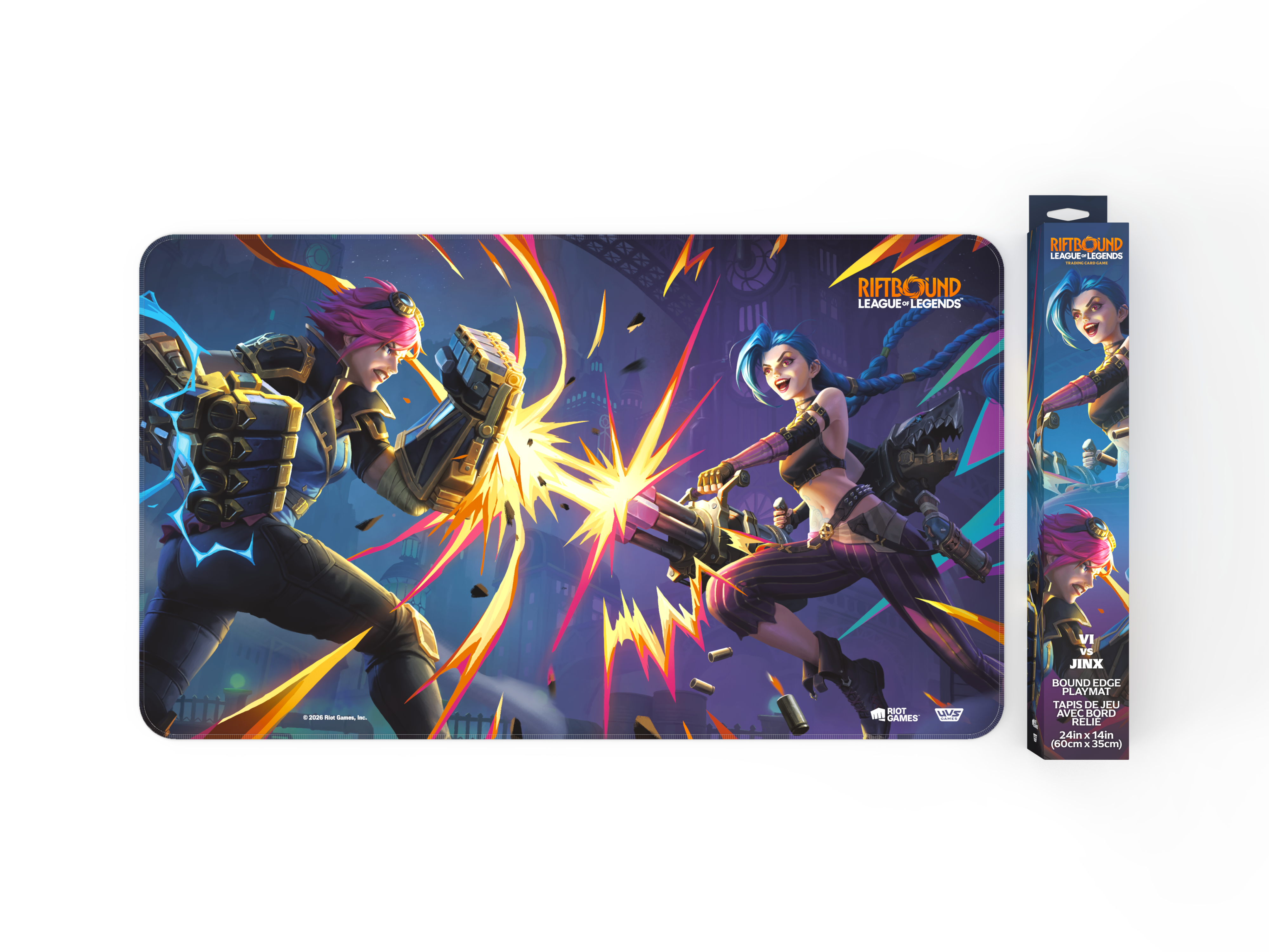Riftbound TCG: Playmat Vi vs Jinx (Vendetta)