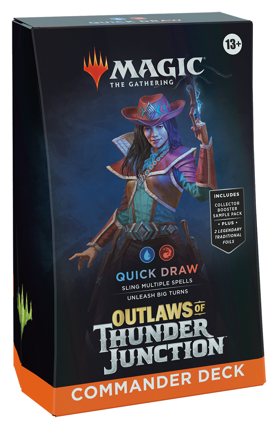 Magic CCG: Outlaws of Thunder Junction Commander Deck "Quick Draw" Magic CCG: Outlaws of Thunder Junction Commander Deck "Quick Draw"