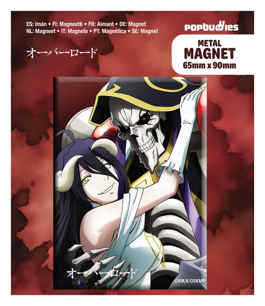 Overlord: Magnet Albedo & Ainz Magnet, Metall, Skelett, Rüstung, Kreatur