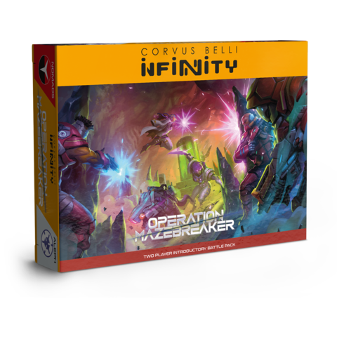 Infinity: Nomads - Operation Mazebreaker Two Player Introductory Battle Pack Infinity, Brettspiel, Zwei-Spieler, Einführungskampfpack, Außerirdische Welt