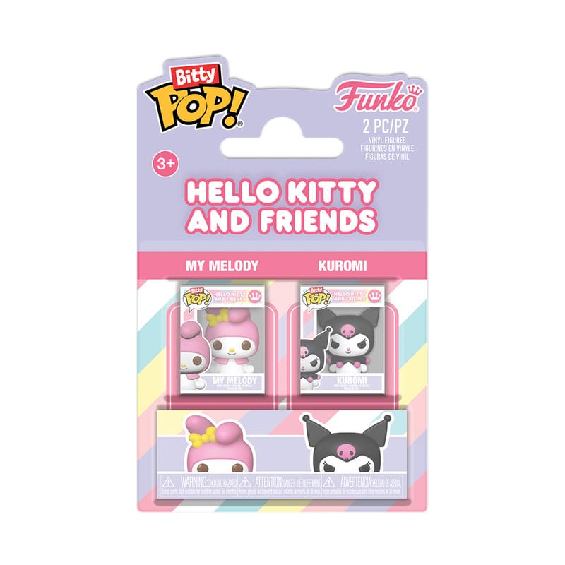 Hello Kitty: POP Bitty 2er Pack (My Melody/Kuromi) Hello Kitty: POP Bitty 2er Pack (My Melody/Kuromi)