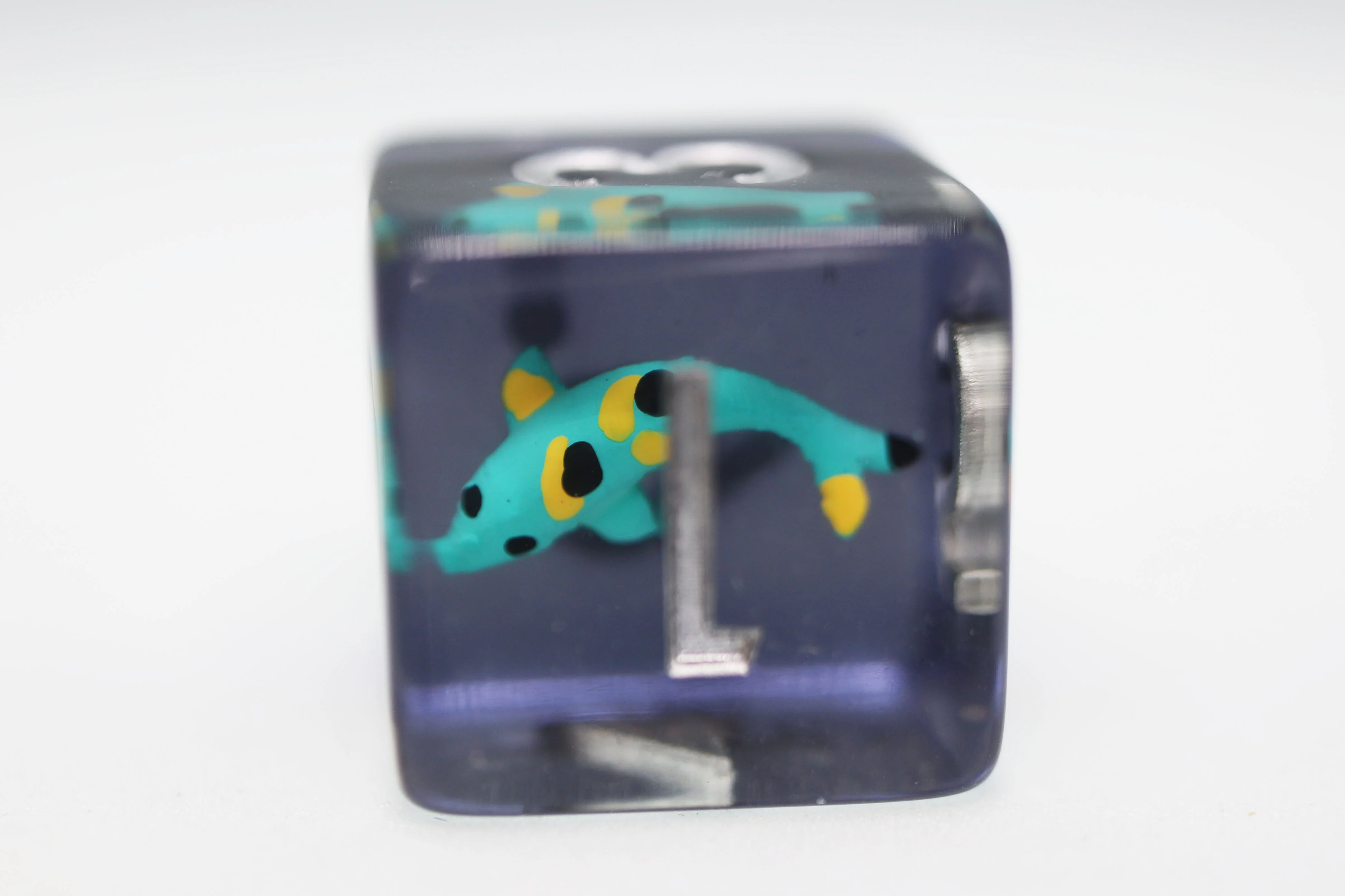 Polyhedral Dice Set: Turquoise Koi (7) Polyhedral Dice Set: Turquoise Koi (7)