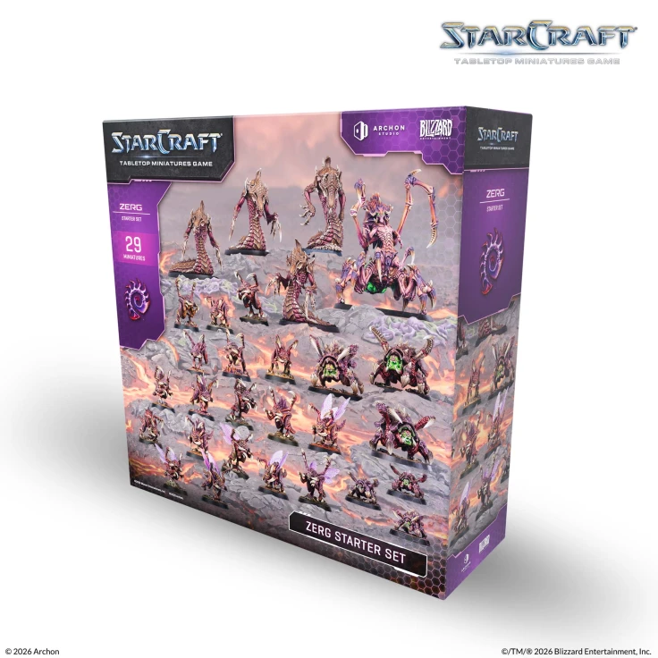 Starcraft TMG: Zerg - Starter Set StarCraft, Zerg, Starter Set, Tabletop miniatures, Miniatures