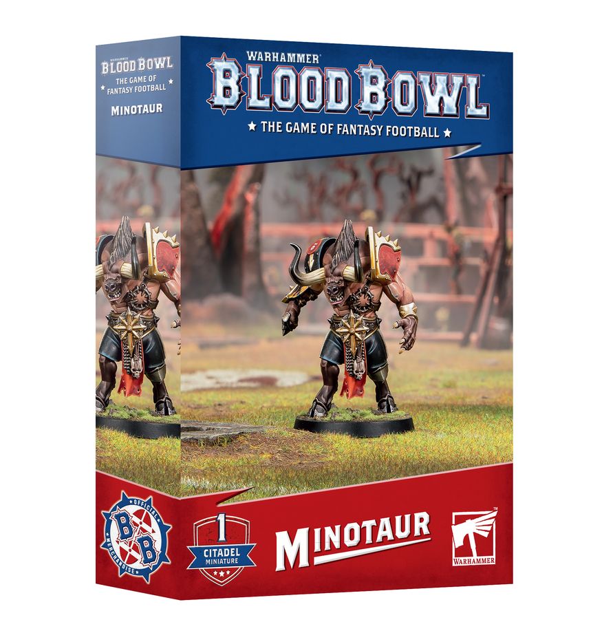 Minotaur, Miniaturfigur, Blood Bowl, Fantasy-Football, Wargaming