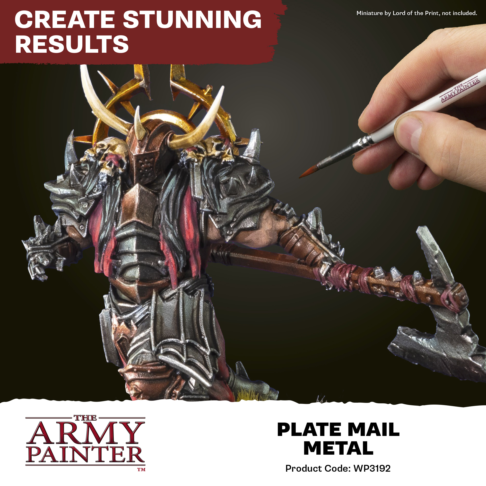 Army Painter: WP Fanatic Metallic - Plate Mail Metal Army Painter: WP Fanatic Metallic - Plate Mail Metal