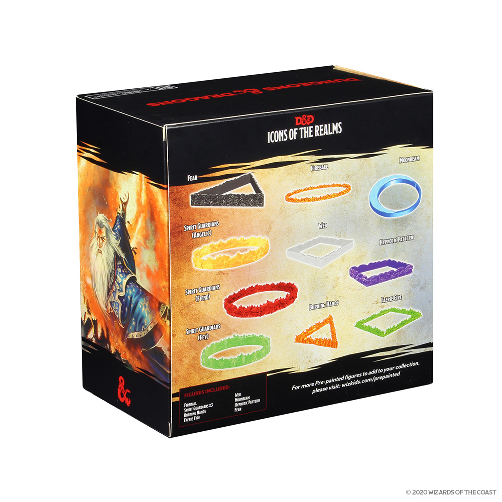 D&D Miniatures: Spell Effects - Halasters Tumultuous Templates D&D Miniatures: Spell Effects - Halasters Tumultuous Templates