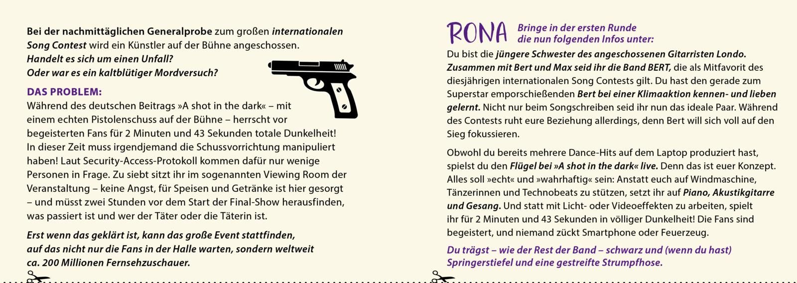 Krimi Dinner: 12 points go to murder! für 6-8 Personen mit Einladungen, Tischkarten uvm. Pistole, Waffe, Handpistole, Silhouette, Zeichnung