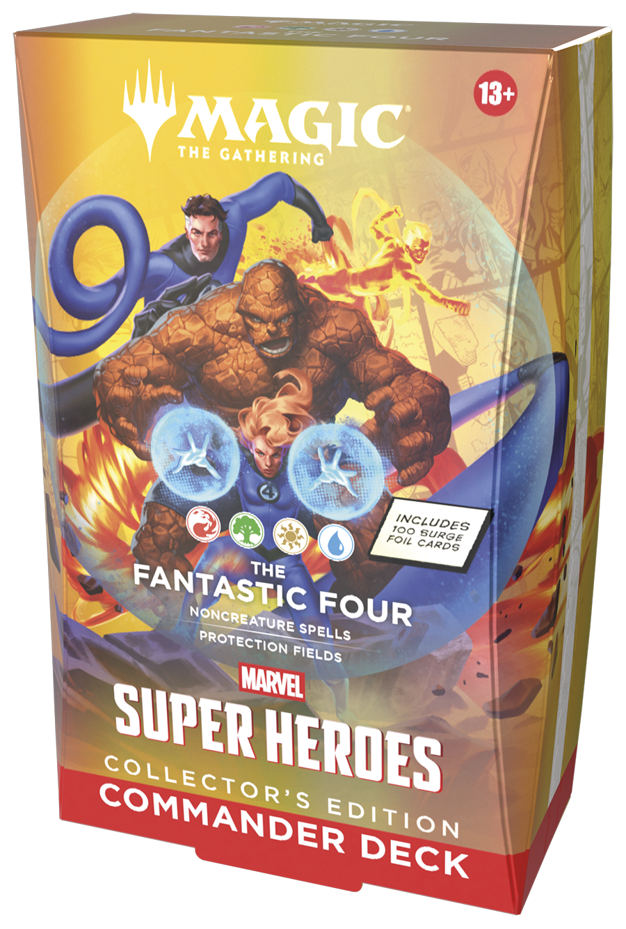 Magic CCG: Marvel Super Heroes Collector Commander Deck The Fantastic Four Kartenspiel, Magic: The Gathering, Super Heroes, Commander Deck, Collector's Edition