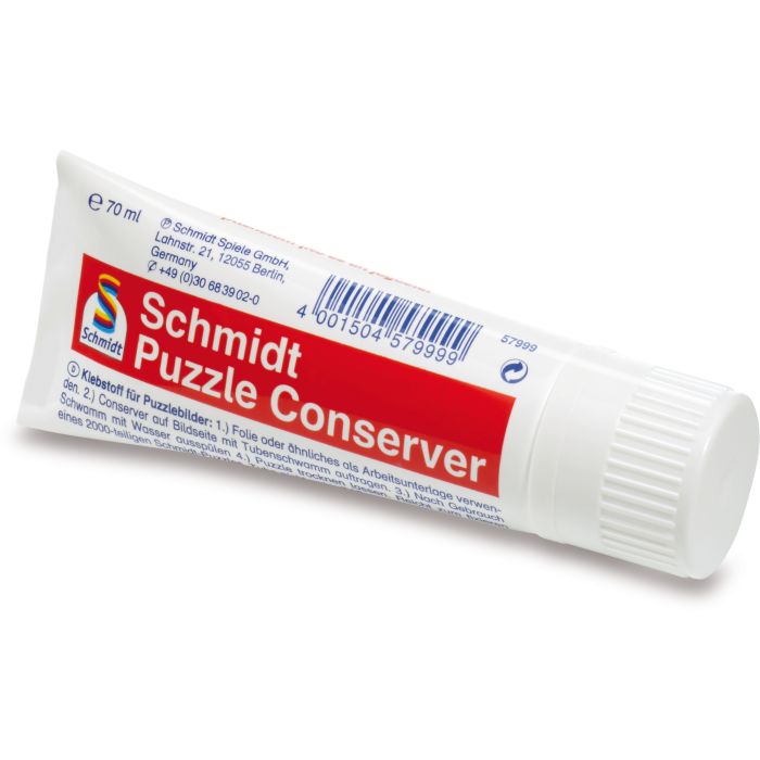 Puzzlekleber, Schmidt, Conserver, Tube, Etikett Kleber