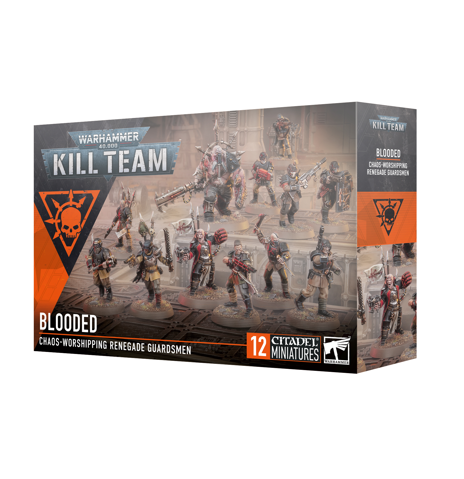 Warhammer 40k: Kill Team - Blooded Miniatures, Tischspiel-/Tabletop, Blooded, Chaos-Anbeter, Wächter/Guardsmen