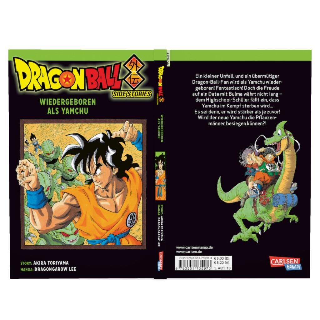 Dragon Ball, Buchumschlag, Comic, Manga, Side Stories