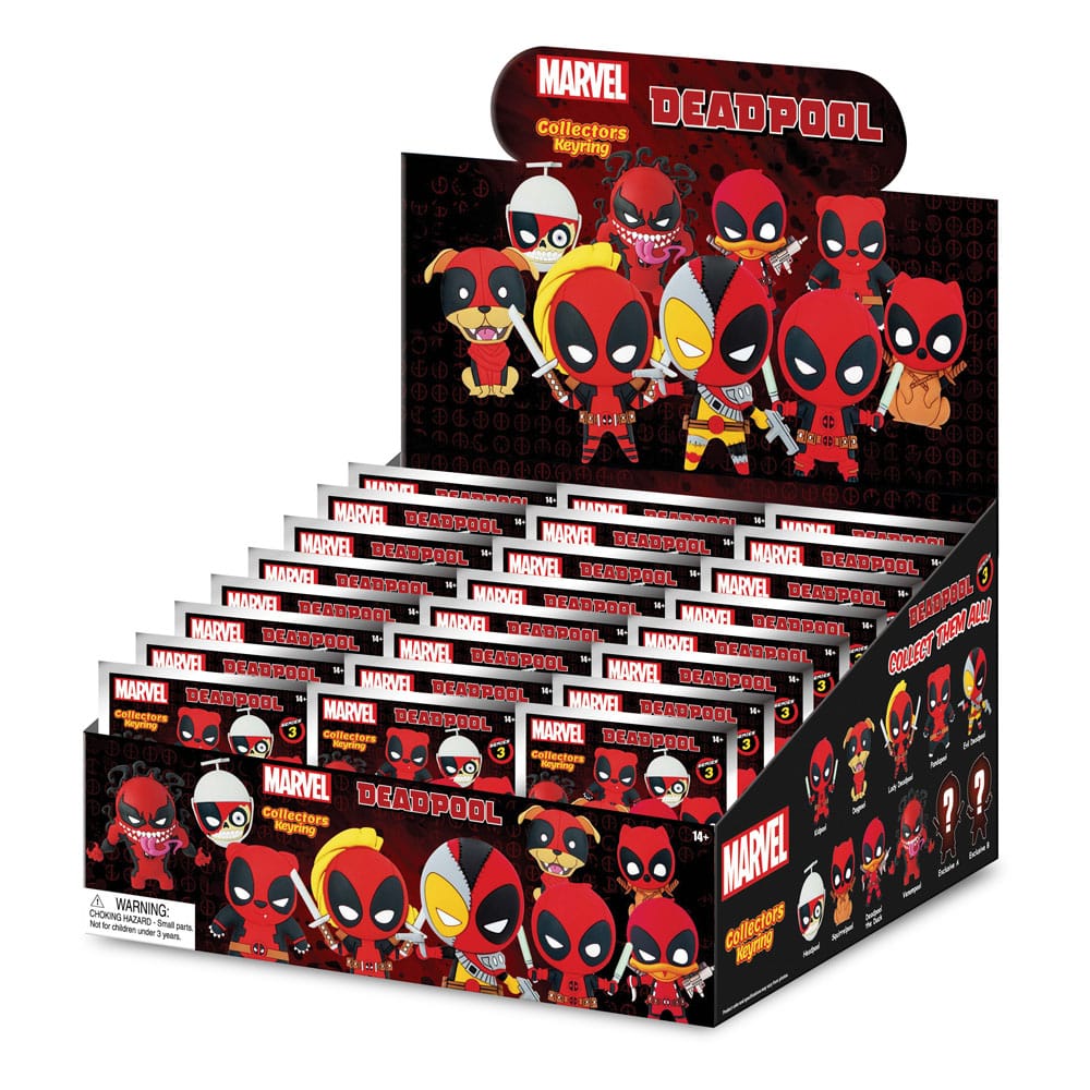 Deadpool: SAH Deadpool Blindbag Taschenanhänger Series 3