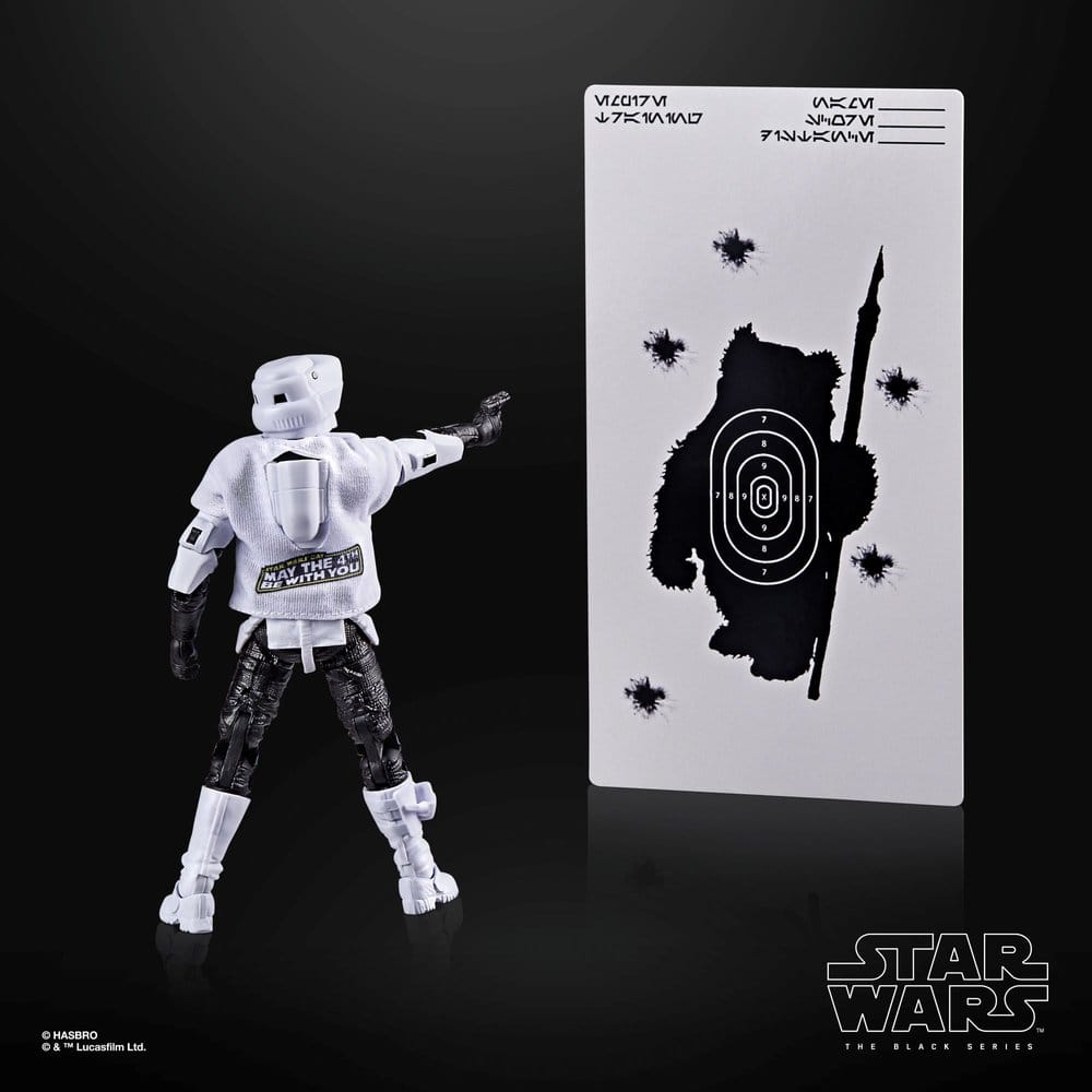 Aktionsfigur, Star Wars, Zielscheibe, Schwarz-Weiß, Kriegsbereit