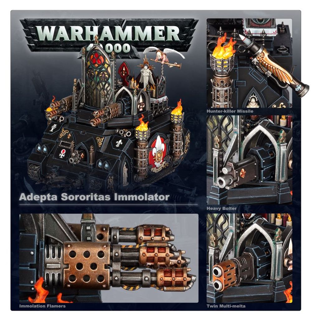 Warhammer 40K: Adepta Sororitas - Immolator