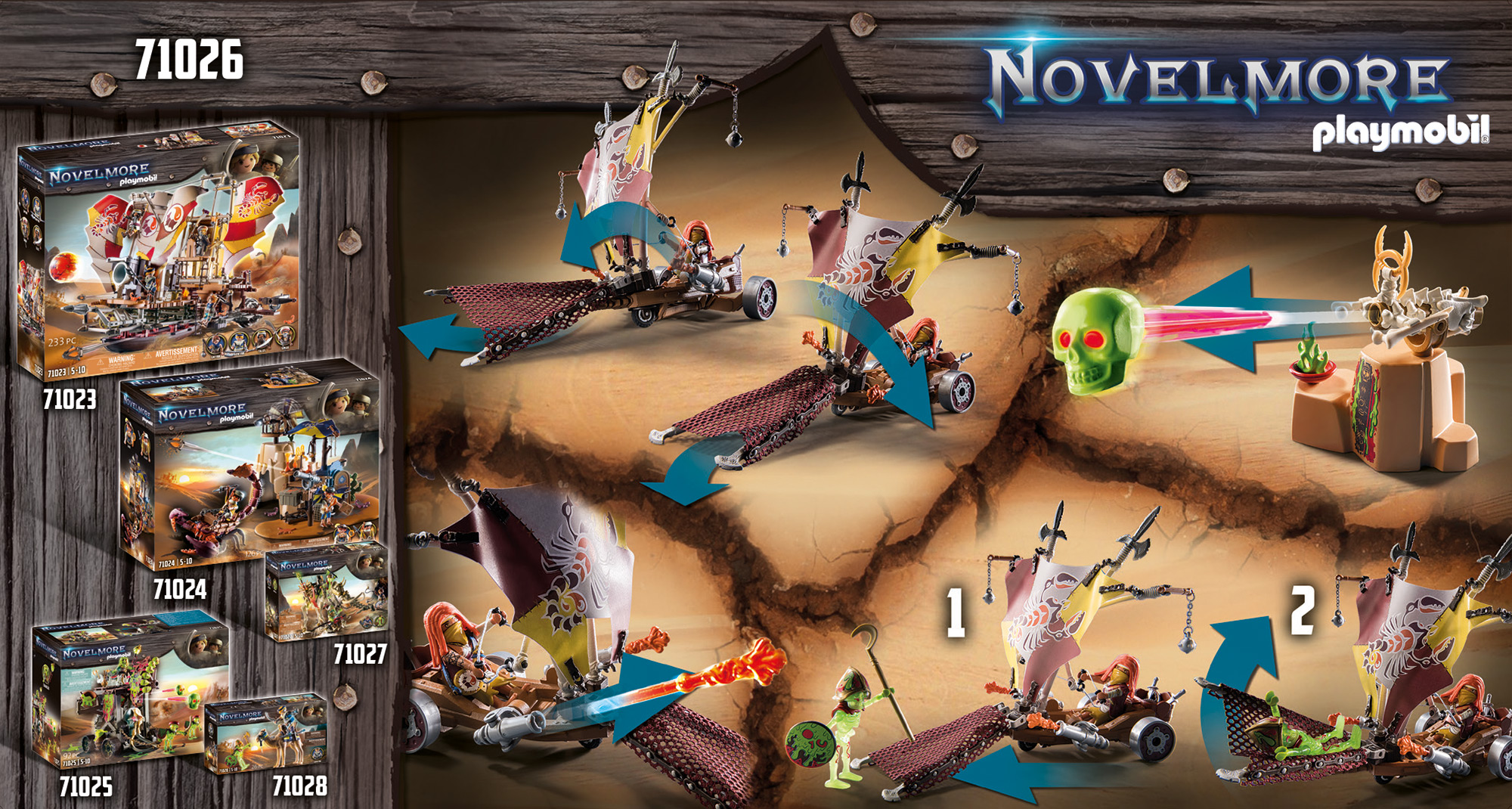 Playmobil: Novelmore - Sal'ahari Sands Dünensurfer Playmobil: Novelmore - Sal'ahari Sands Dünensurfer