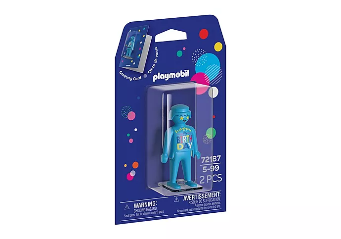 Playmobil: Grußkarte - Geburtstag