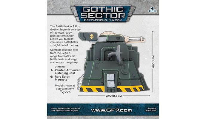 Battlefield in a Box: Legion Armoured Listening Post (Gothic Sector)