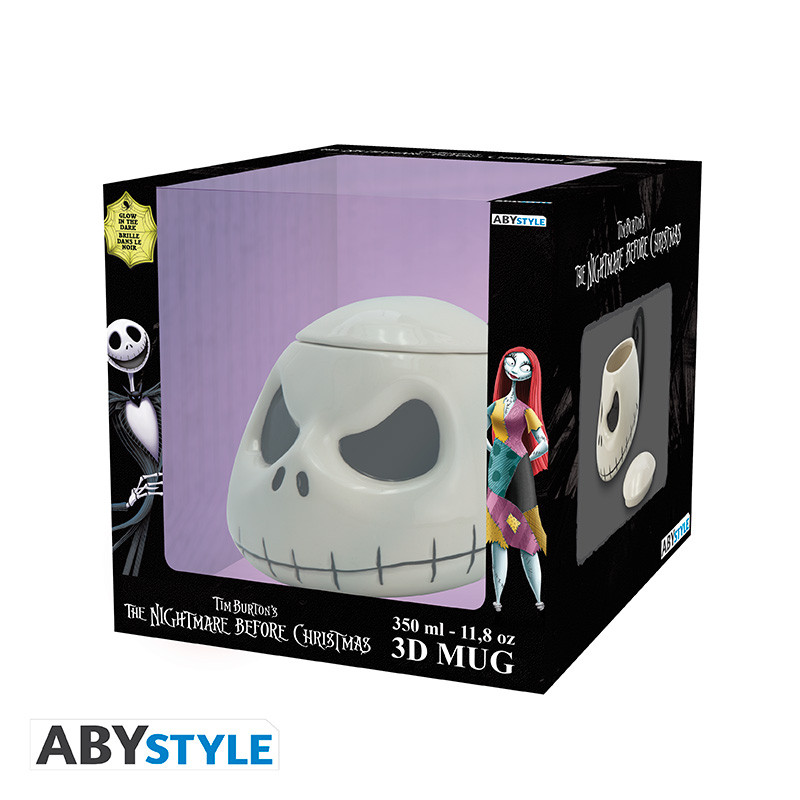 Nightmare before Christmas: Tasse Jack Glow in the dark