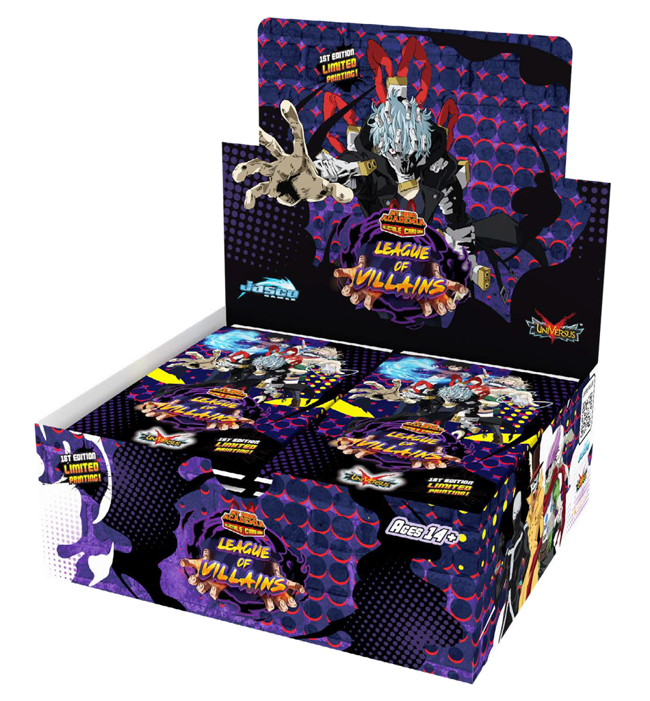 My Hero Academia CCG: Series 04 League of Villains Booster Display