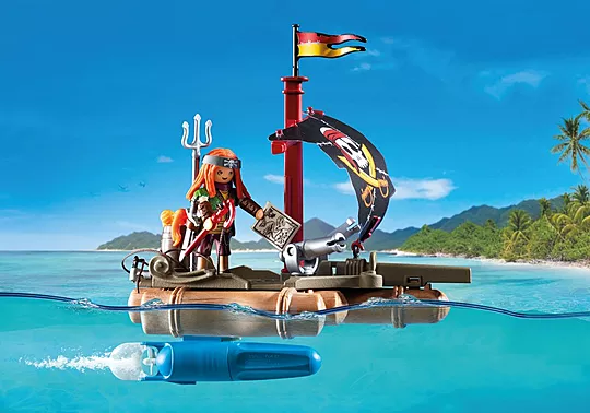 Playmobil: Pirates - Schatzbergung auf Piratenfloss