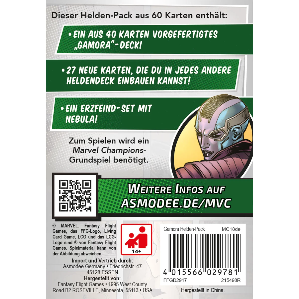 Marvel Champions LCG dt.: Gamora Marvel Champions LCG dt.: Gamora