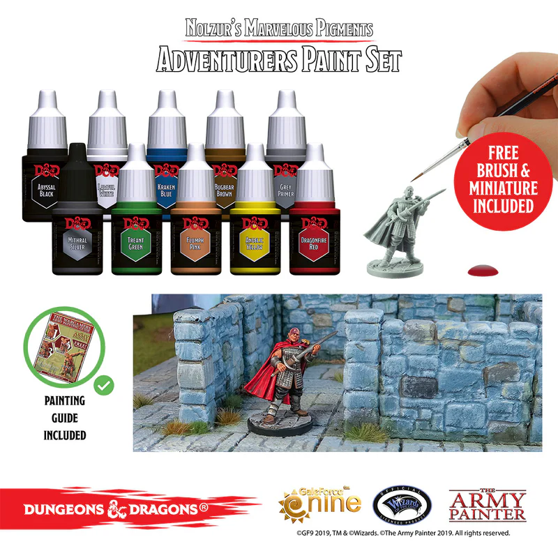 Army Painter: D&D Adventurers Paint Set Army Painter: D&D Adventurers Paint Set