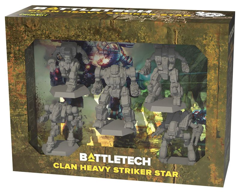 Battletech: Clan Heavy Striker Star BattleTech, Clan, Schwer, Mech, Miniaturen
