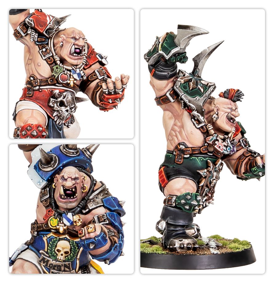 Blood Bowl: Morg n Thorg Ork, Orkfigur, Spikes, Kriegerfigur, Wikld