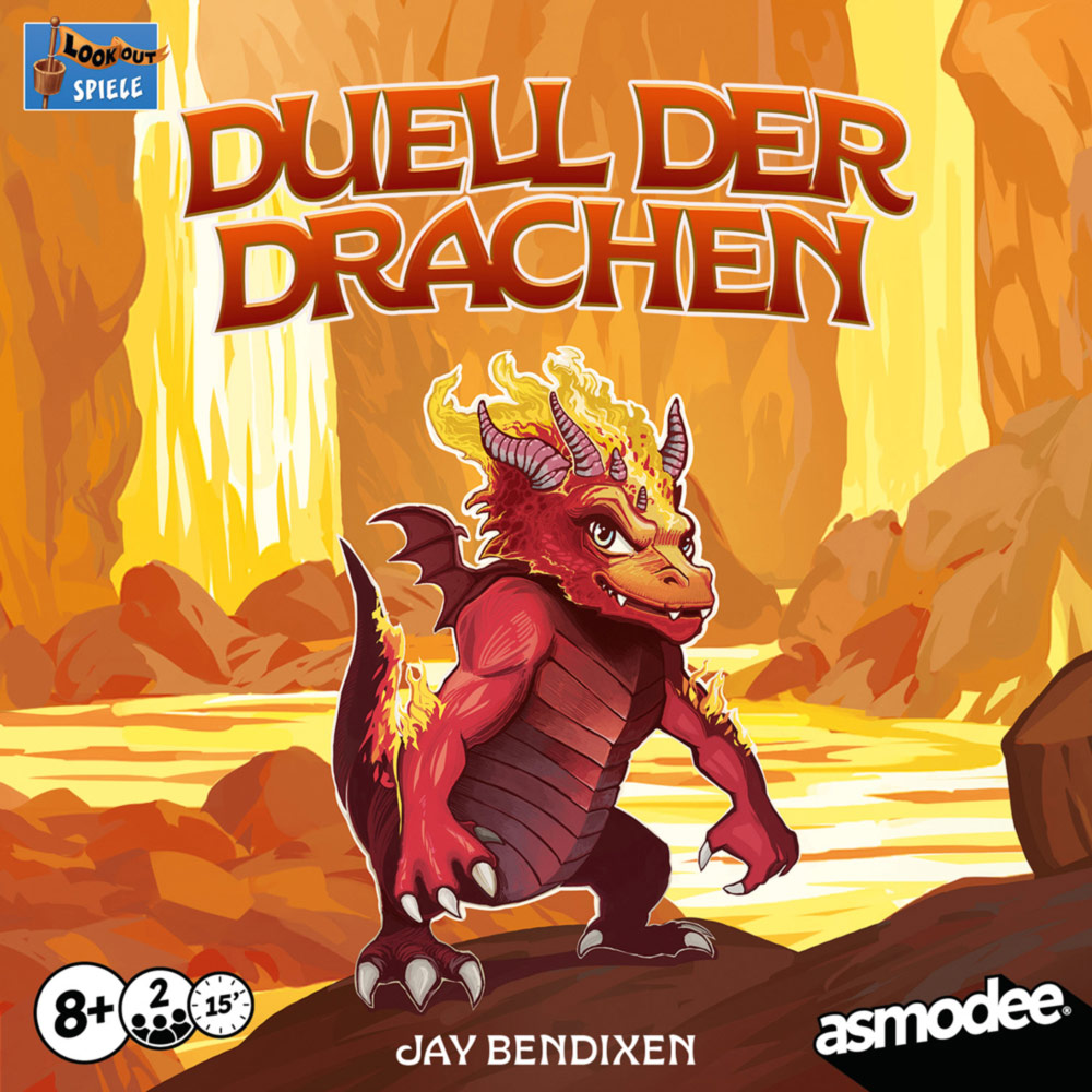 Drachen, Brettspiel-Illustration, Rot, Feuer, Kreatur